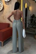 Halter Yaka Yelekli Modal Takım 10144 resmi